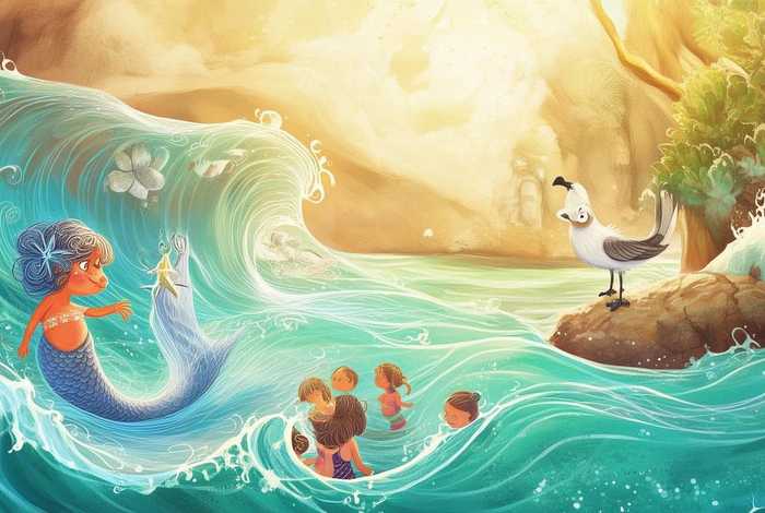 大海的故事儿童故事，儿歌大海的故事