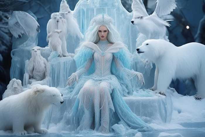 冰雪皇后绘本故事 冰雪皇后绘本故事图片