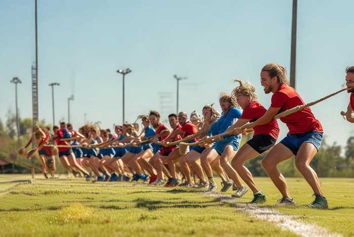 拔河比赛的小故事（拔河比赛的小故事50字）