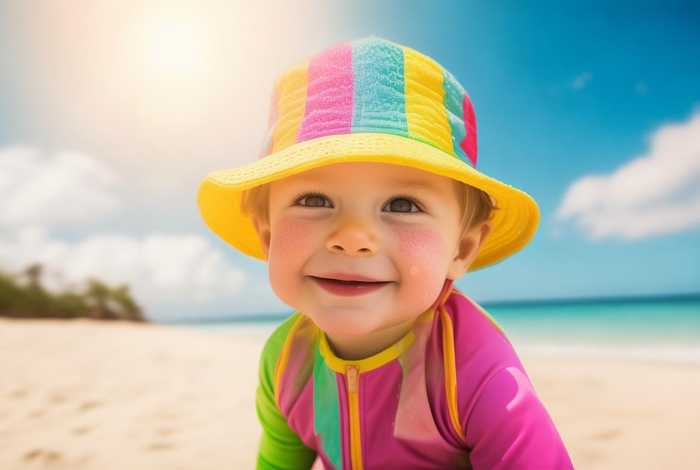 儿童防晒图片 - 儿童防晒图片素材