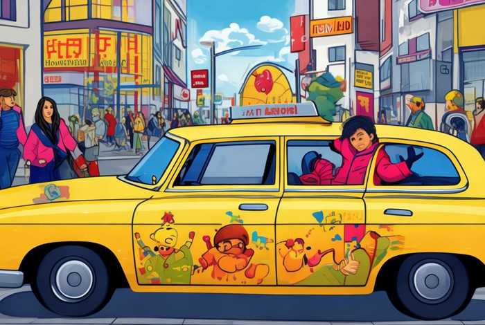 出租车儿童图片 - 出租车儿童图片大全