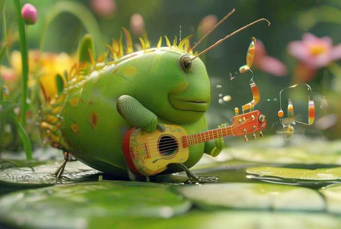 大肚子蝈蝈音乐（大肚子蝈蝈音乐教案）