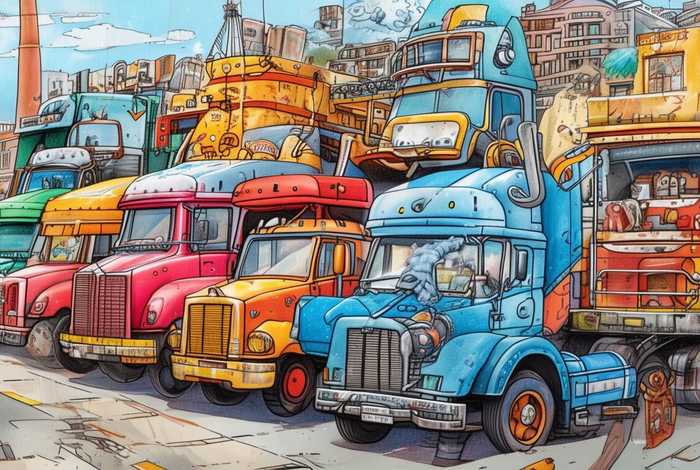 大货车绘本故事 大货车绘本故事图片大全 大货车绘本故事 大货车绘本故事图片大全