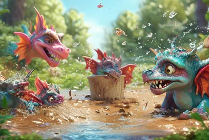 恶龙的故事儿童版，幼儿故事恶龙们的麻烦