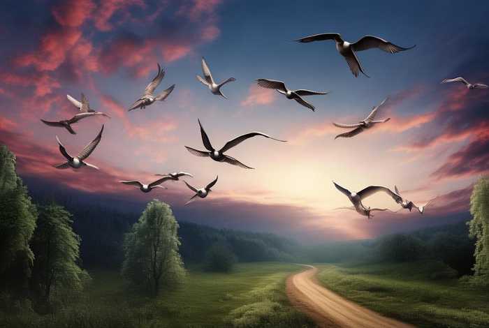 大雁指路；大雁指路告诉我们什么道理