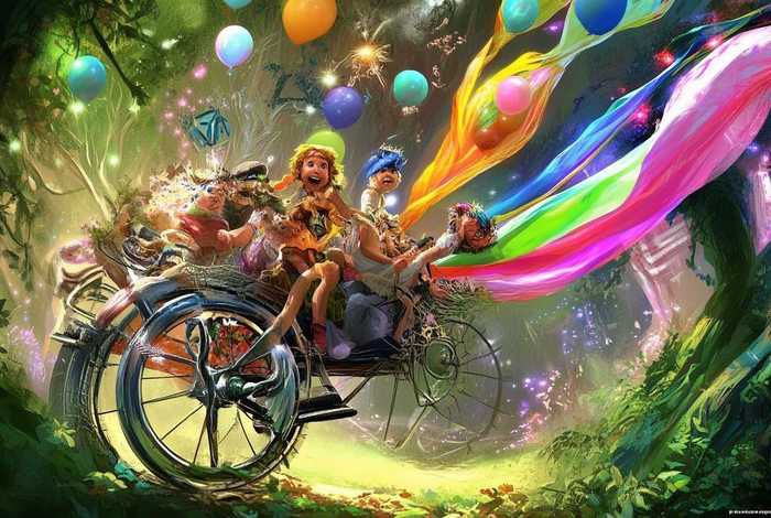 儿通故事、交通工具的儿童故事