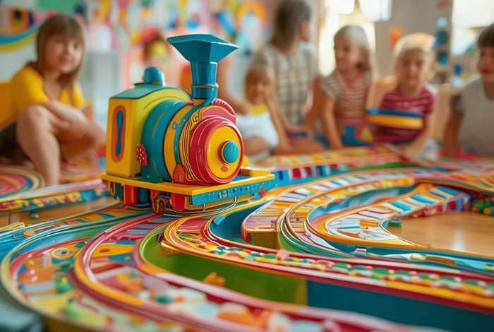 儿童铁轨火车（儿童玩具小火车带铁轨的）