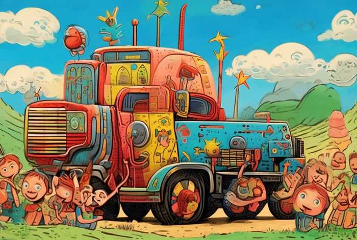 大货车的故事幼儿故事，大货车的故事幼儿故事文字