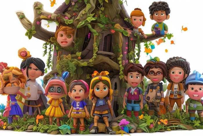 多角色儿童故事、幼儿故事角色多的故事