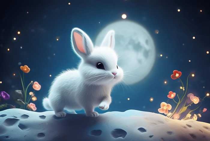 嫦娥奔月里的玉兔的故事儿童版 - 嫦娥奔月玉兔的神话故事
