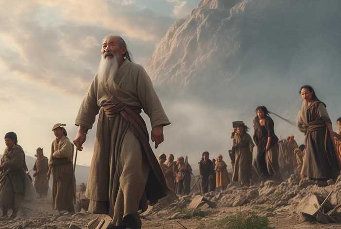 成语故事愚公移山配图 成语故事愚公移山图片