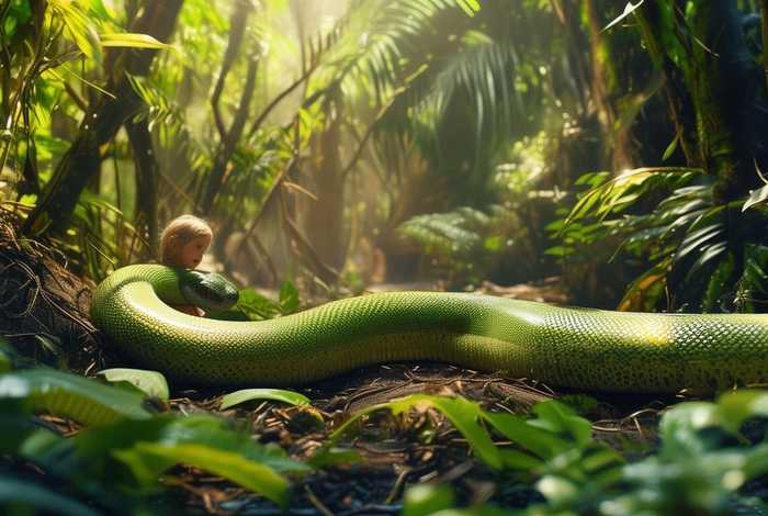 大蟒蛇儿童故事文字版、蟒蛇的故事文字