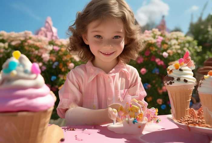 冰淇淋女孩故事图片 冰淇淋女孩故事图片高清