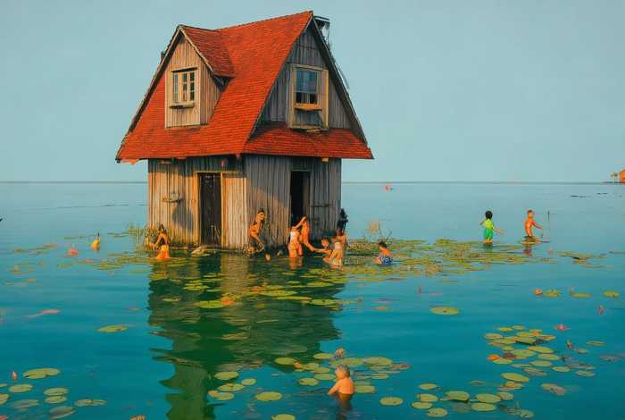 掉水里的房子儿童故事，掉在水里的房子故事