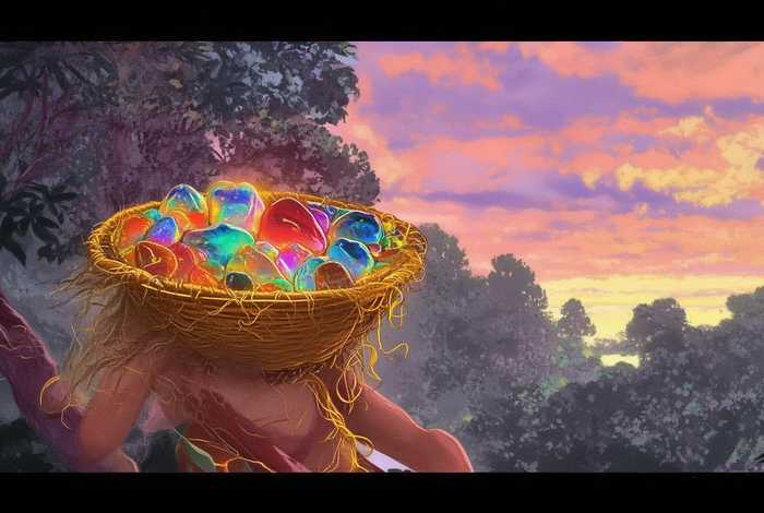 创编女娲捡五色石的故事，创编女娲捡五色石的故事作文