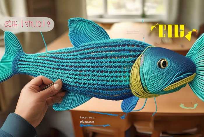 大鱼编织教程，大鱼编织教程图解