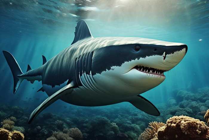 大鲨鱼的小故事，鲨鱼的大小的故事
