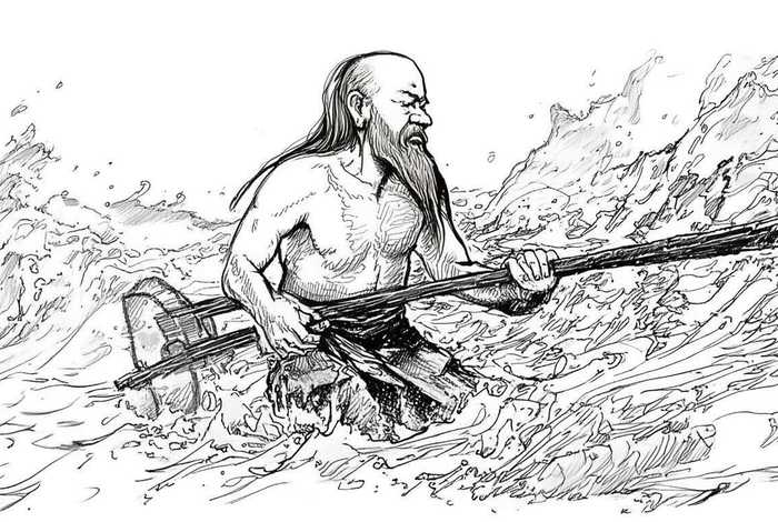 大禹治水的故事画片 - 大禹治水的故事画片简笔画 大禹治水的故事画片 - 大禹治水的故事画片简笔画