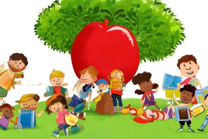 大苹果儿童故事、大苹果绘本故事 大苹果儿童故事、大苹果绘本故事