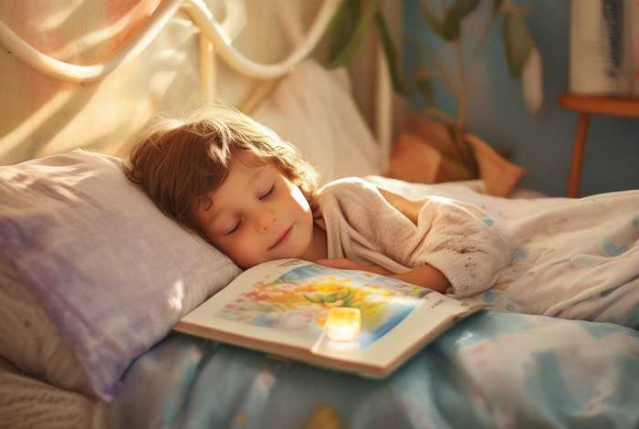 播放儿童中午睡觉的睡前故事，小朋友中午睡觉的故事