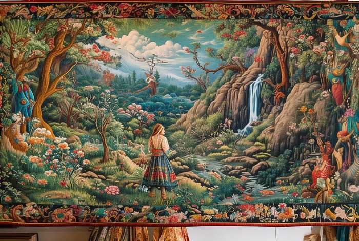 刺绣故事，刺绣故事图案