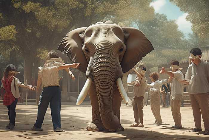 成语故事盲人摸象的故事（盲人摸象的成语故事视频）