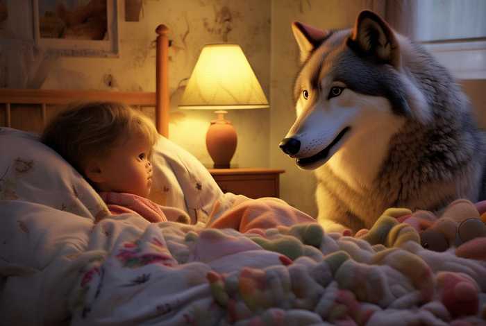 大灰狼的故事0-3岁婴幼儿早教故事；大灰狼的故事睡前故事幼儿故事