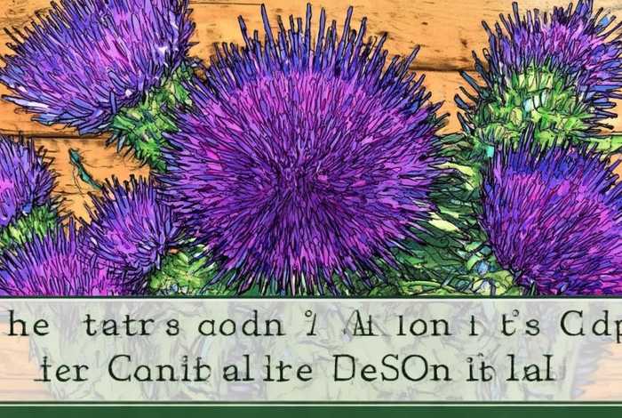 刺球花创意美术、刺球花美术教案