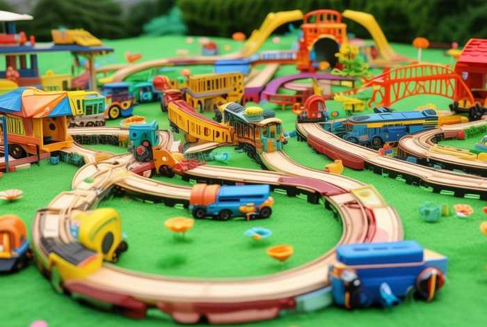 儿童轨道车图片大全、儿童汽车轨道玩具图片大全