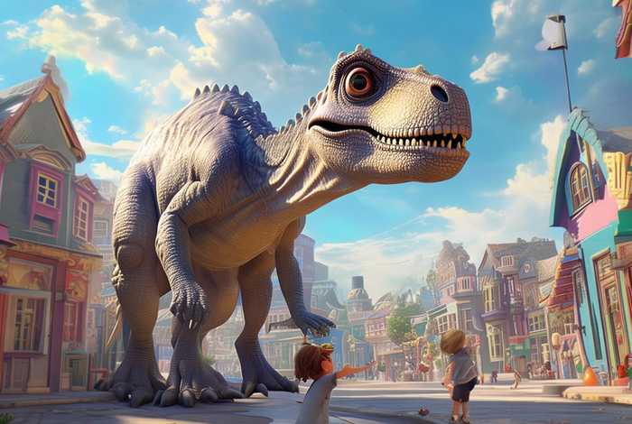 大班故事城里来了大恐龙教案 大班故事城里来了大恐龙教案反思