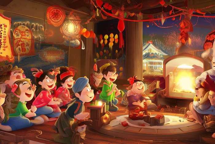 儿童说故事春节趣事 - 春节趣谈传说故事