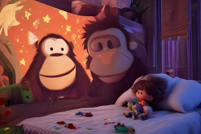 大猩猩的故事儿童版，大猩猩的故事睡前故事