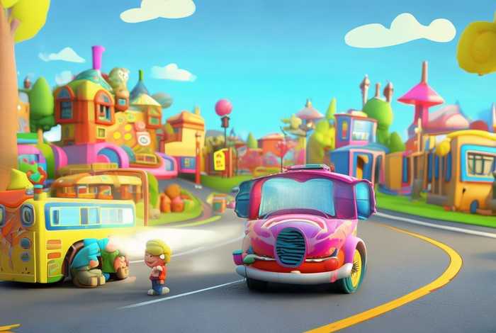 儿童趣味交通故事连播、儿通教育动画片