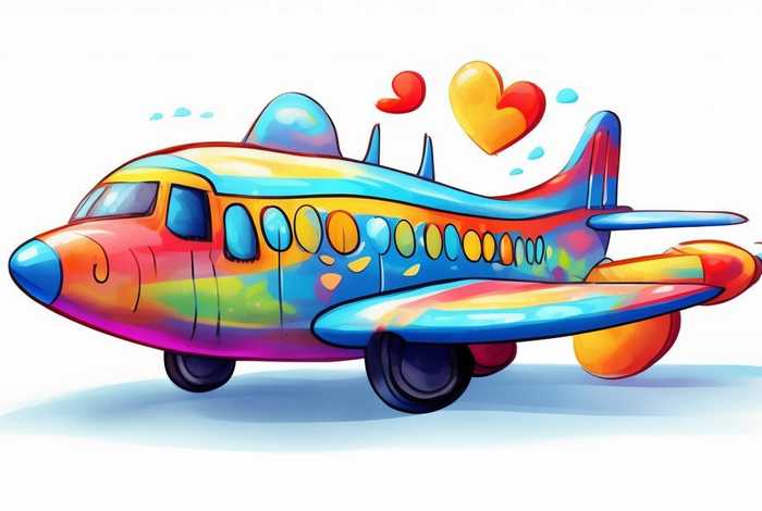 儿童飞机简笔画图片、儿童飞机简笔画图片彩色