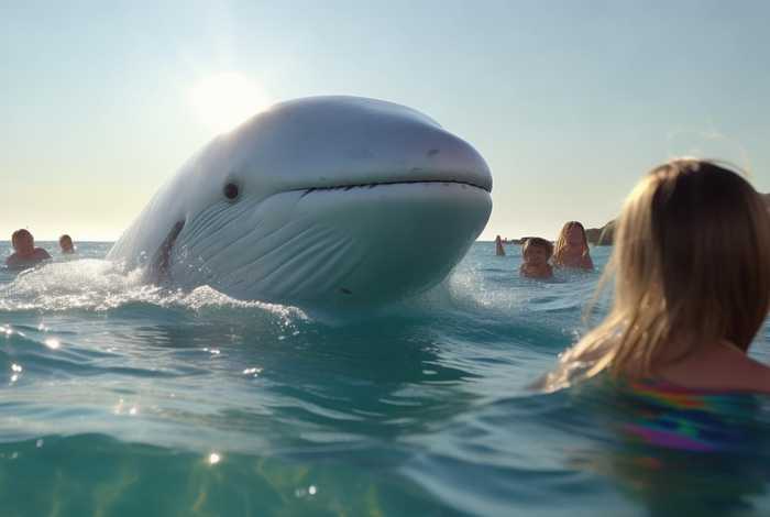 大白鲸与儿童视频 大白鲸的视频