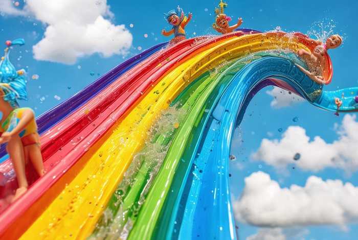 彩虹滑道顺口溜；彩虹滑道顺口溜搞笑