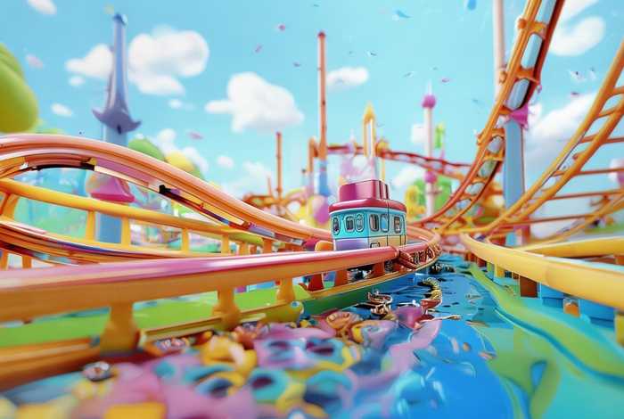 儿童过山车原理动画图（儿童过山车原理动画图片）