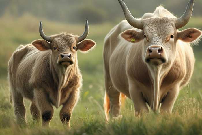 大牛和小牛的故事、小牛和大牛的故事伊索寓言