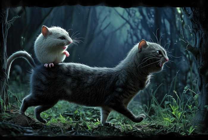 吃猫的老鼠绘本故事 - 吃猫的老鼠绘本故事内容