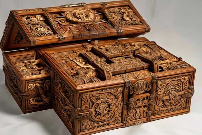 宝箱的样子；宝箱样子的鲁班锁怎么拼