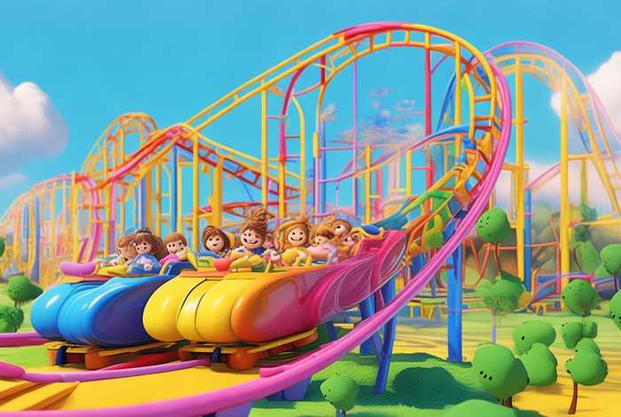 儿童过山车动画图片 - 儿童过山车动画图片大全