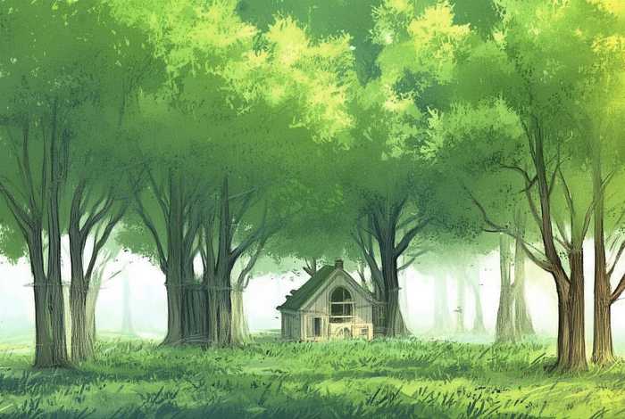 大树小房子简笔画、大树小房子简笔画怎么画