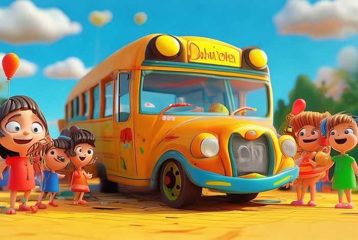 大客车的儿童故事、大客车的故事幼儿故事