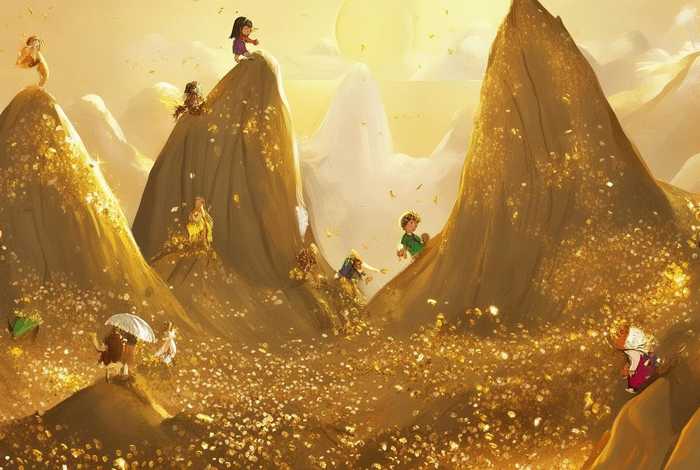 儿童黄金山故事、黄金小故事