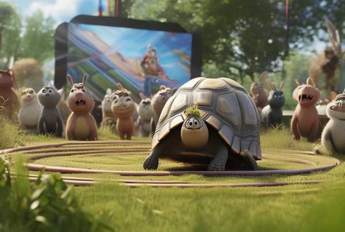 播放乌龟赛跑的故事、播放乌龟赛跑的故事视频