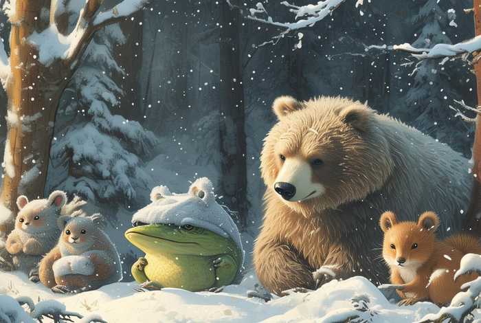 冬眠绘本故事，冬眠绘本故事图片大全