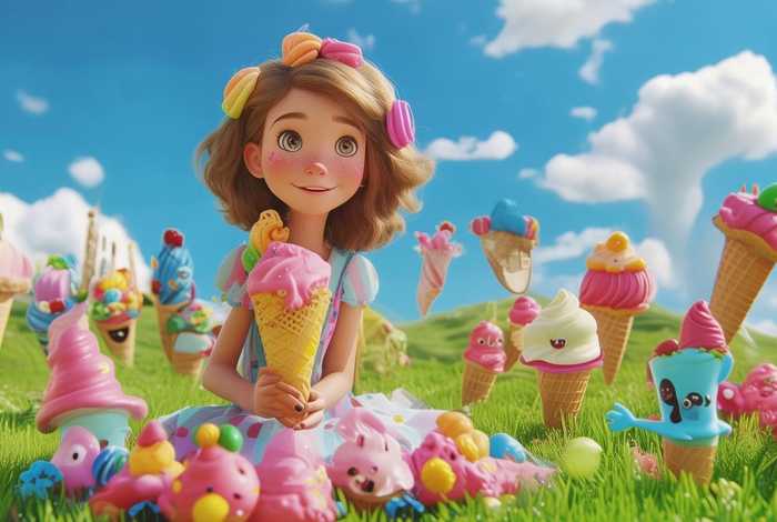 冰淇淋小姑娘儿童故事 冰淇淋小姑娘的故事