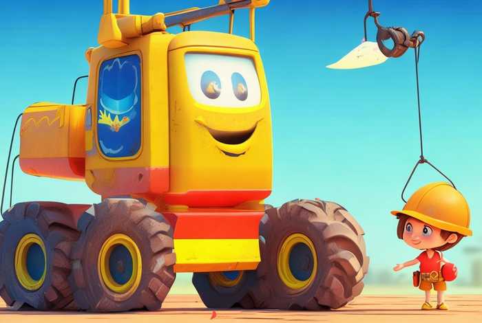 吊车的故事儿童版（吊车的绘本故事文字版）