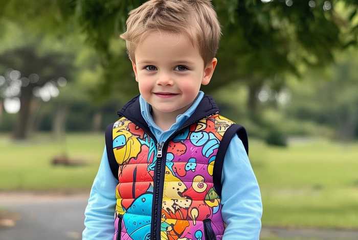 儿童马甲男 - 男儿童马甲图案大全