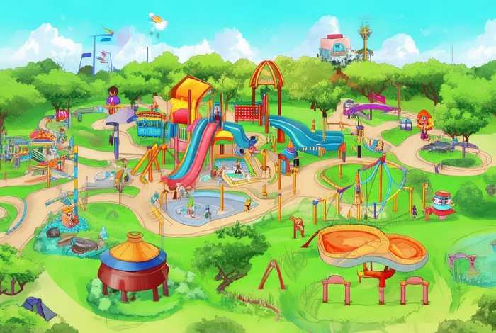 承德儿童公园导览 - 承德儿童公园导览图